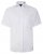 Kam Jeans 6283 Casual SS Herringbone Shirt White - Košele - Košele 2XL-10XL