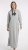 Nora Mikken MARI Maxi Hoodie Dress Grey - Mikiny & mikiny bez kapucne - 