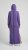Nora Mikken MARI Maxi Hoodie Dress Purple - Mikiny & mikiny bez kapucne - 