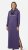 Nora Mikken MARI Maxi Hoodie Dress Purple - Mikiny & mikiny bez kapucne - 