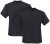 Adamo Marlon Comfort fit 2-pack T-shirt Charcoal - Tričká - Nadrozmerné tričká - 2XL-14XL