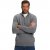 JP1880 Sweater Quarter Zipper Grey - Mikiny & Mikiny bez kapucne - Mikiny & Mikiny s Kapucňou 2XL-12XL