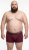 20 Nodi 979 Boxerky 3 kusy Vínová/Sivá/Tmavomodrá - Boxerky - Boxerky 2XL-12XL