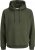 Jack & Jones Bradley Hoodie Dark Green - Mikiny & mikiny bez kapucne - Mikiny & Mikiny s Kapucňou 2XL-12XL