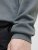 Jack & Jones BASIC Knitted Sweater Grey - Mikiny & mikiny bez kapucne - Mikiny & Mikiny s Kapucňou 2XL-12XL