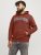 Jack & Jones CALEB Hoodie Red - Mikiny & mikiny bez kapucne - Mikiny & Mikiny s Kapucňou 2XL-12XL