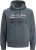 Jack & Jones 2 COL LOGO Hoodie Grey - Mikiny & mikiny bez kapucne - Mikiny & Mikiny s Kapucňou 2XL-12XL