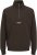 Jack & Jones Soho Sweatshirt with Zipper Brown - Mikiny & mikiny bez kapucne - Mikiny & Mikiny s Kapucňou 2XL-12XL