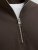 Jack & Jones Soho Sweatshirt with Zipper Brown - Mikiny & mikiny bez kapucne - Mikiny & Mikiny s Kapucňou 2XL-12XL
