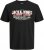 Jack & Jones Logo 2COL T-Shirt Black - Tričká - Nadrozmerné tričká - 2XL-14XL