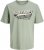 Jack & Jones Logo 2COL T-shirt Iceberg Green - Tričká - Nadrozmerné tričká - 2XL-14XL