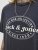 Jack & Jones Dover T-Shirt Short Sleeve Black - Tričká - Nadrozmerné tričká - 2XL-14XL