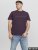Jack & Jones STAR T-Shirt Purple - Tričká - Nadrozmerné tričká - 2XL-14XL