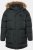 JP1880 Quilted Parka Lightweight and Warm with Faux Fur Hood Dark Green - Bundy - Bundy Nadmerné Veľkosti 2XL-8XL