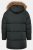 JP1880 Quilted Parka Lightweight and Warm with Faux Fur Hood Dark Green - Bundy - Bundy Nadmerné Veľkosti 2XL-8XL