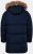 JP1880 Quilted Parka Lightweight and Warm with Faux Fur Hood Navy - Bundy - Bundy Nadmerné Veľkosti 2XL-8XL