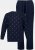 JP1880 Two-piece Pyjamas Long Sleeve and Long Trousers Navy - Spodná bielizeň - Spodné Prádlo 2XL-8XL