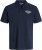 Jack & Jones Makoto Polo Short Sleeve Navy - Polokošele - Polokošele 2XL-8XL