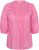 Kaffe Curve Karlia 3/4 Sleeve Blouse Pink - Blúzky & tuniky - 