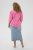 Kaffe Curve Karlia 3/4 Sleeve Blouse Pink - Blúzky & tuniky - 