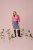Kaffe Curve Karlia 3/4 Sleeve Blouse Pink - Blúzky & tuniky - 