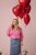 Kaffe Curve Karlia 3/4 Sleeve Blouse Pink - Blúzky & tuniky - 