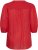 Kaffe Curve Karlia 3/4 Sleeve Blouse Red - Kaffe Curve - 