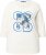Ulla Popken Photo Graphic 3/4 Sleeve Tee Pearl White - Potlačené tričká pre ženy - 