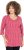 Ulla Popken Minimalist Ho Ho Ho Print 3/4 Sleeve Tee Salsa Red - Potlačené tričká pre ženy - 