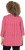 Ulla Popken Minimalist Ho Ho Ho Print 3/4 Sleeve Tee Salsa Red - Potlačené tričká pre ženy - 
