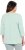 Ulla Popken Metallic Lettering 3/4 Sleeve Tee Mint Green - Potlačené tričká pre ženy - 