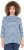 Ulla Popken Striped 3/4 Sleeve Turtleneck Tee Light Blue - Potlačené tričká pre ženy - 