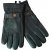 JP1880 Gloves Leather Warm Lining Black - Doplnky - 