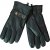 JP1880 Gloves Leather Warm Lining Black - Doplnky - 
