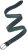 Ulla Popken Woven Leather Belt Green - Dámske opasky - 