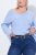 Ulla Popken Classic Belt Blue - Dámske opasky - 