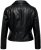 Only Carmakoma Emmy Biker Jacket Black - Kožené bundy - 