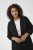 Kaffe Curve Pheolo 3/4 Sleeve Blazer Black Deep - Saká - 