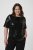 Kaffe Curve Mirana Sequin Blouse Black - Blúzky - 