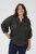 Kaffe Curve Luisa Blouse Black Deep - Blúzky - 