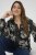 Kaffe Curve Kimmie Blouse Black Chalk Embroidery - Blúzky - 