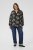Kaffe Curve Kimmie Blouse Black Chalk Embroidery - Blúzky - 