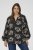 Kaffe Curve Kimmie Blouse Black Chalk Embroidery - Blúzky - 