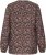 Kaffe Curve Belle Blouse Pink Black Graphic Flower - Blúzky - 
