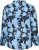 Kaffe Curve Sasja Blúzka s dlhým rukávom Blue Snake Flower - Blúzky & tuniky - 
