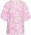 Kaffe Curve Marla Blouse Pink Frosting Chalk Leaf - Blúzky - 