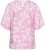 Kaffe Curve Marla Blouse Pink Frosting Chalk Leaf - Blúzky - 