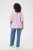Kaffe Curve Marla Blouse Pink Frosting Chalk Leaf - Blúzky - 