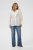 Kaffe Curve Lana Frill Blouse White - Blúzky - 