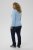 Kaffe Curve Jilanda V-Neck Pullover Blue - Svetre & pleteniny - 